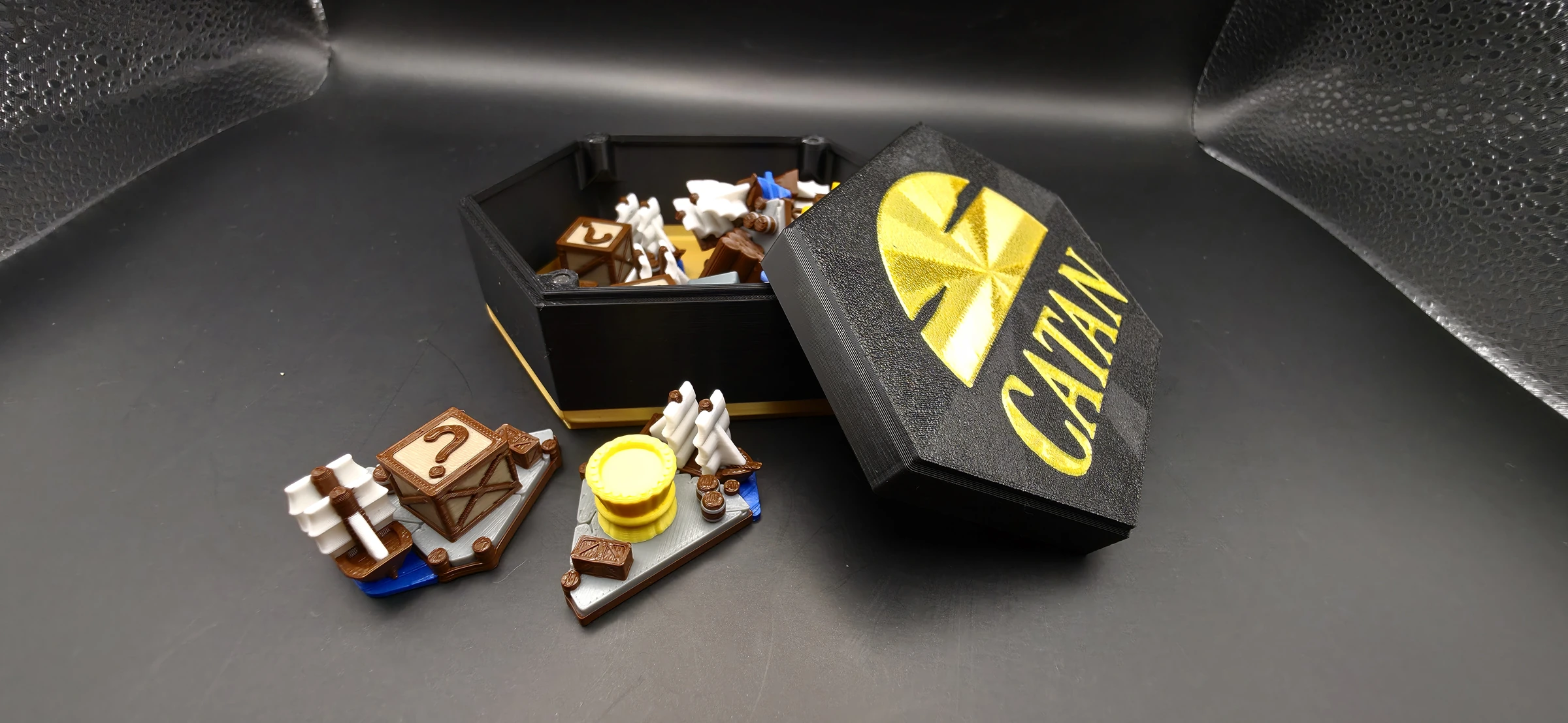 DELUXE Settler of Catan 3D upgrade kit for 3-6 players (sturdy hard plastic box) — photo 3