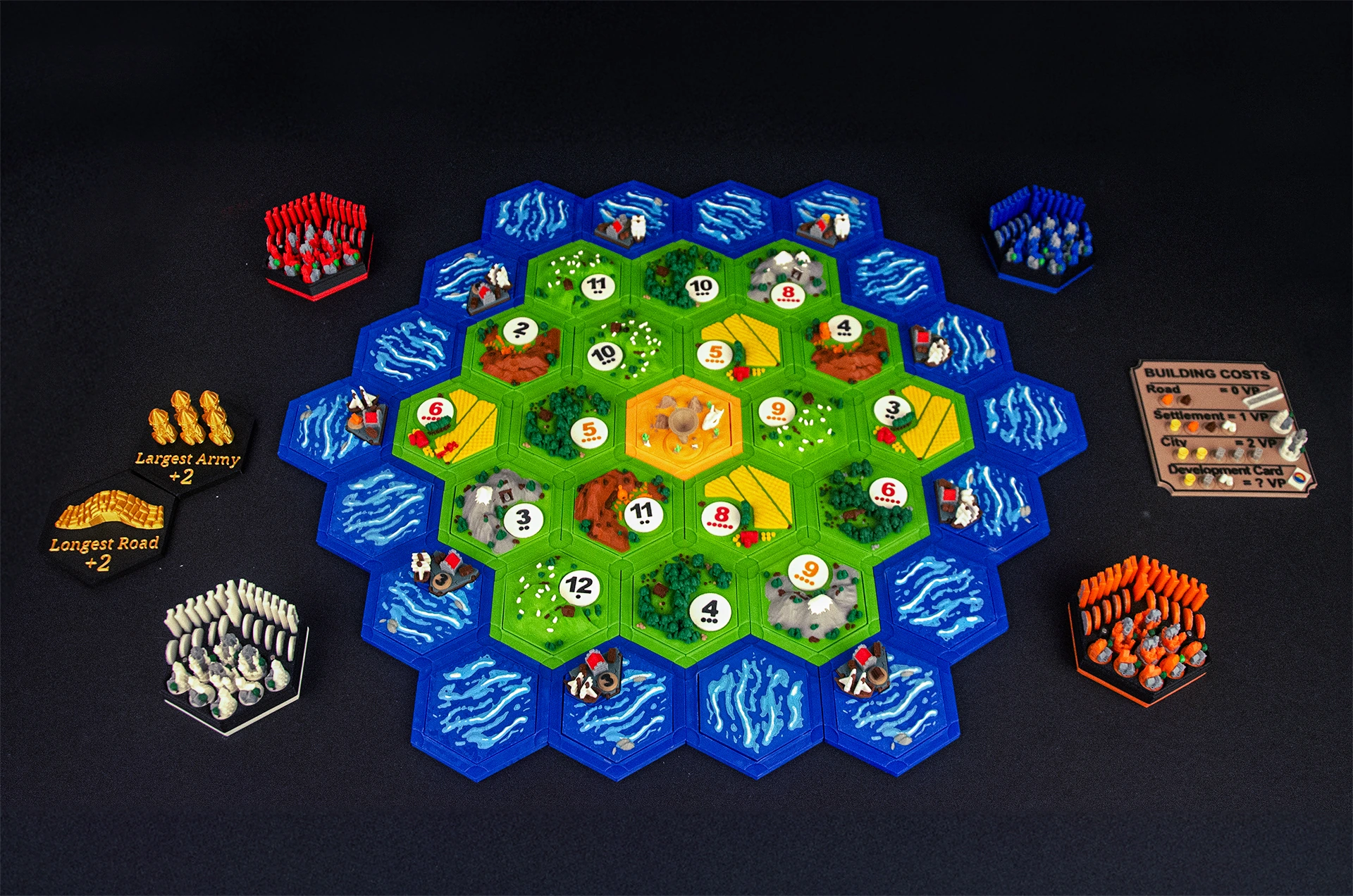 Meadow Green Catan 3D Upgrade Kit, Deluxe Limited Edition