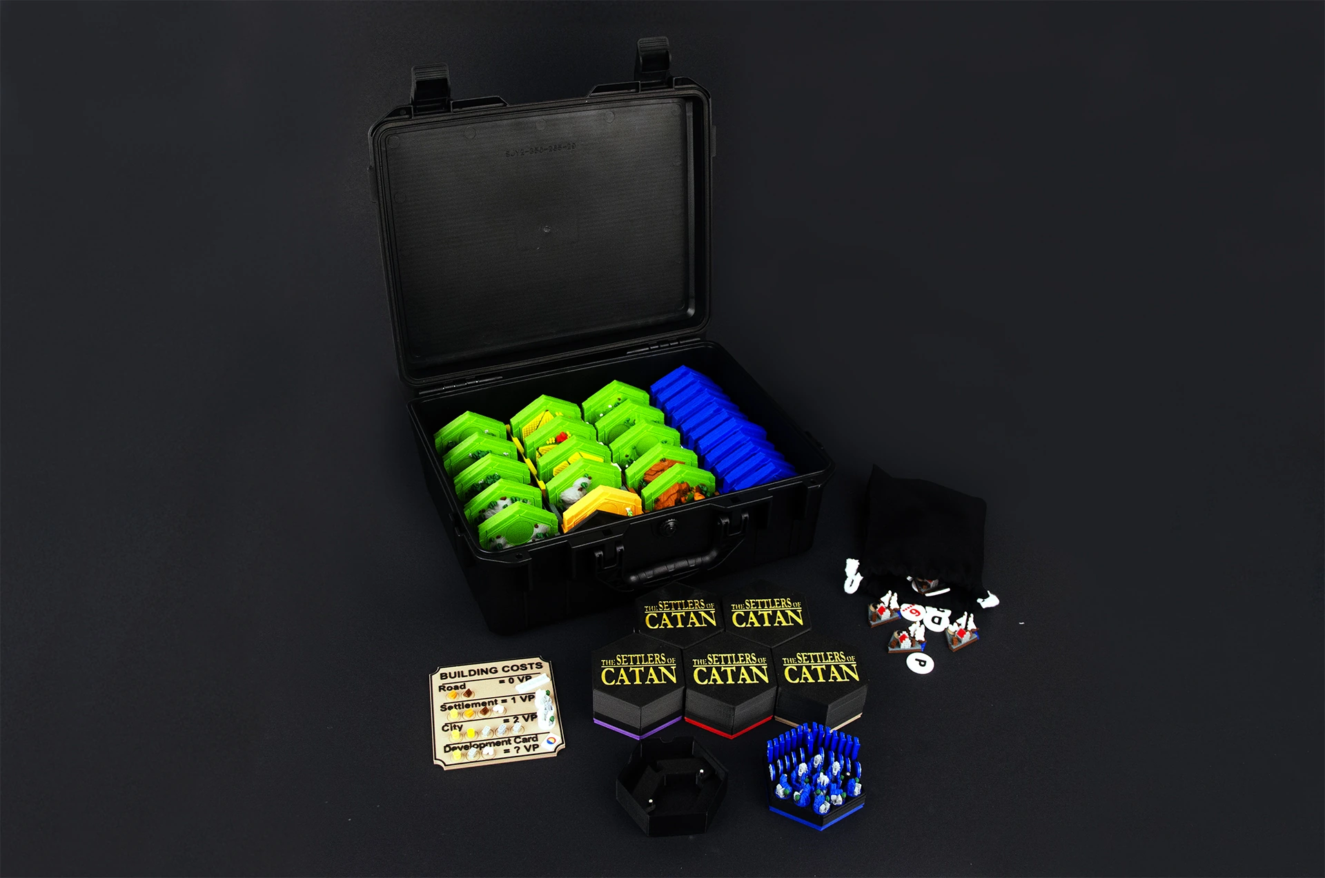 Limited Edition Meadow Green Catan 3D Upgrade Kit (3-6 Players) — photo 2