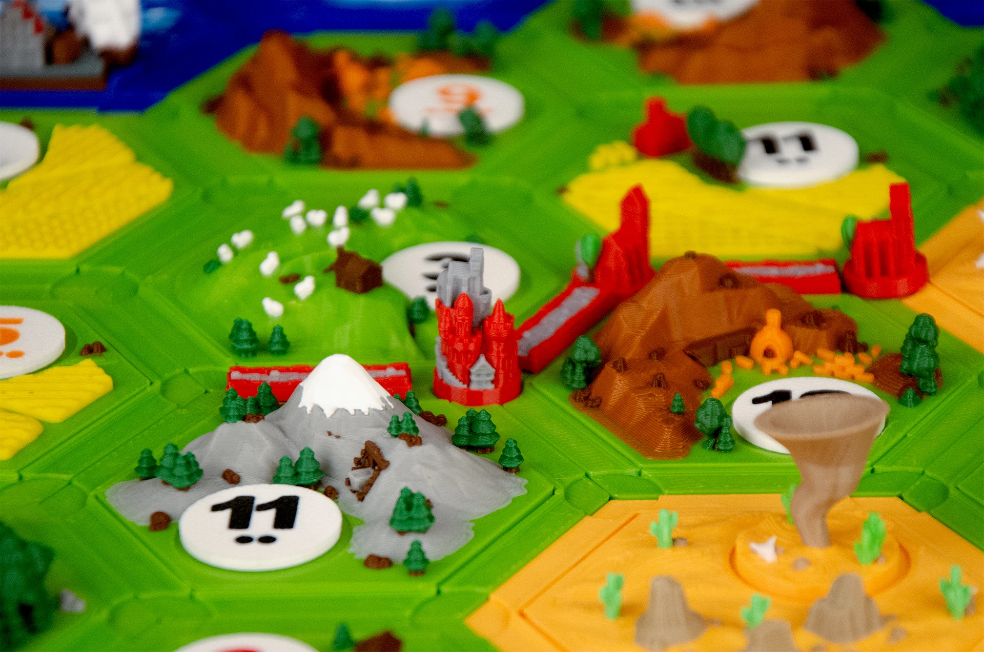 Limited Edition Meadow Green Catan 3D Upgrade Kit (3-6 Players) — photo 5