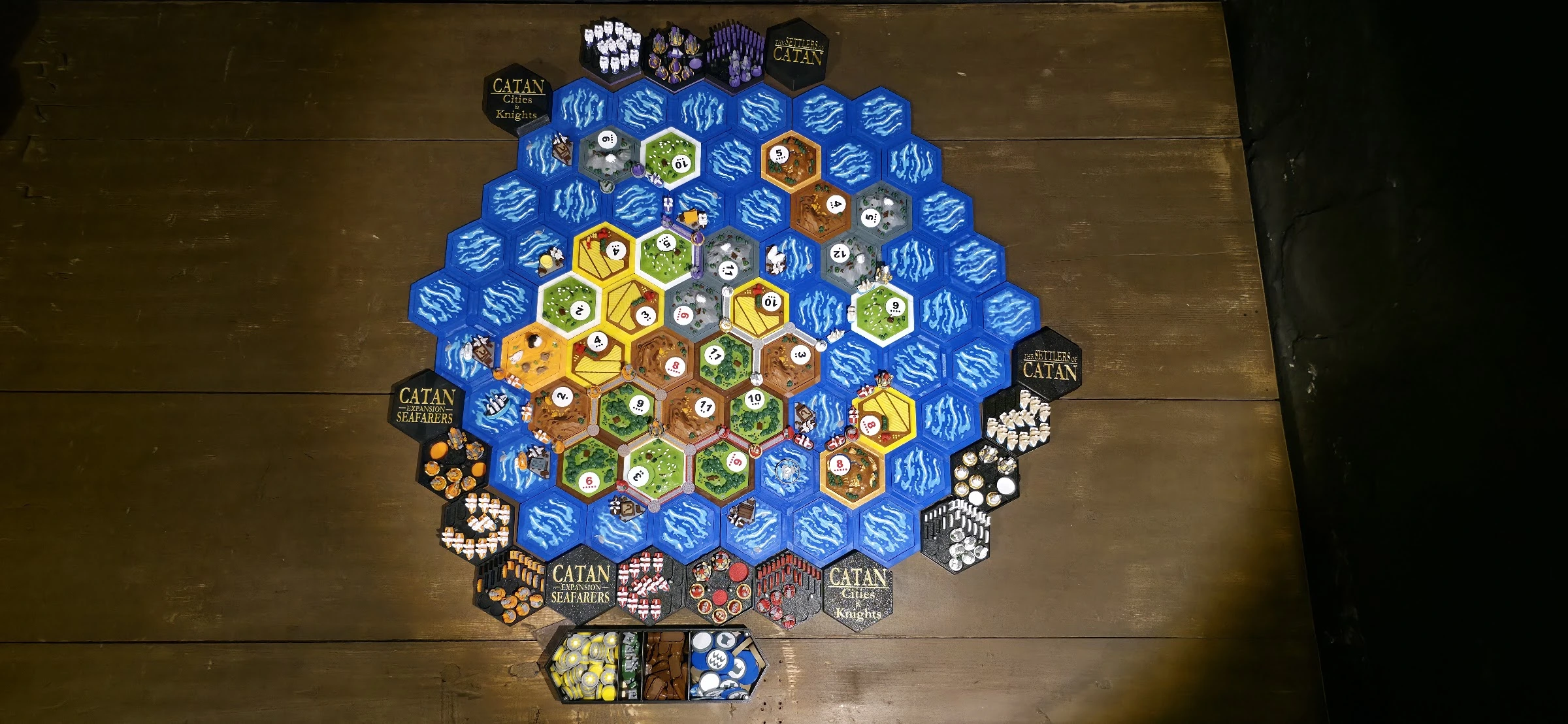 SEAFARERS + Cities&Knights + Base game Catan Upgrade Deluxe 3D Set (3-4 Players) — photo 2